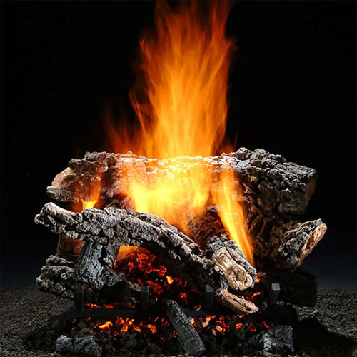 fireplace log set