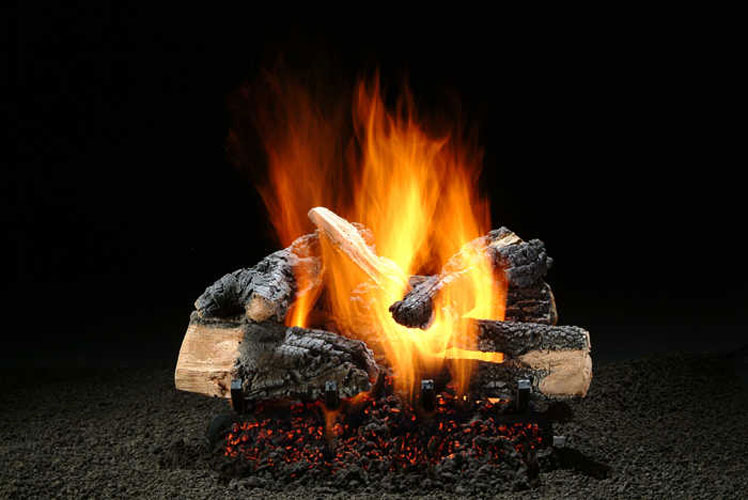 fireplace log set
